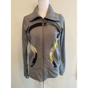 Lululemon In Stride Jacket Gray Citron Tinted